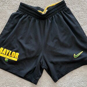Nike Baylor Bears Black Mesh Athletic Shorts Size S